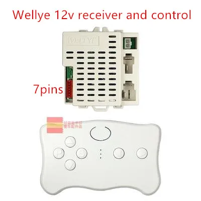 Фото Детские Запчасти для электромобиля wellye 12 В 2 4 ГГц 7 контактов Bluetooth-приемник Детские Запчасти для электромобиля wellye 12 В 2 4 ГГц 7 контактов Bluetooth-приемник