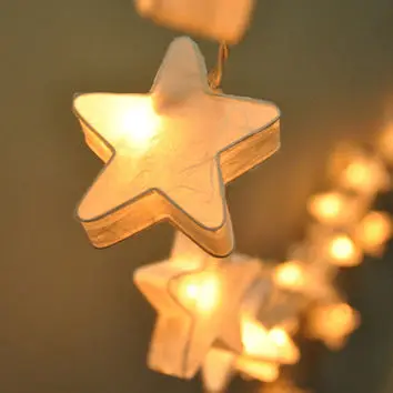 Бумаги Звезды Фонарь для свадьбы украшение Праздник Освещения СВЕТОДИОДНЫЕ Огни