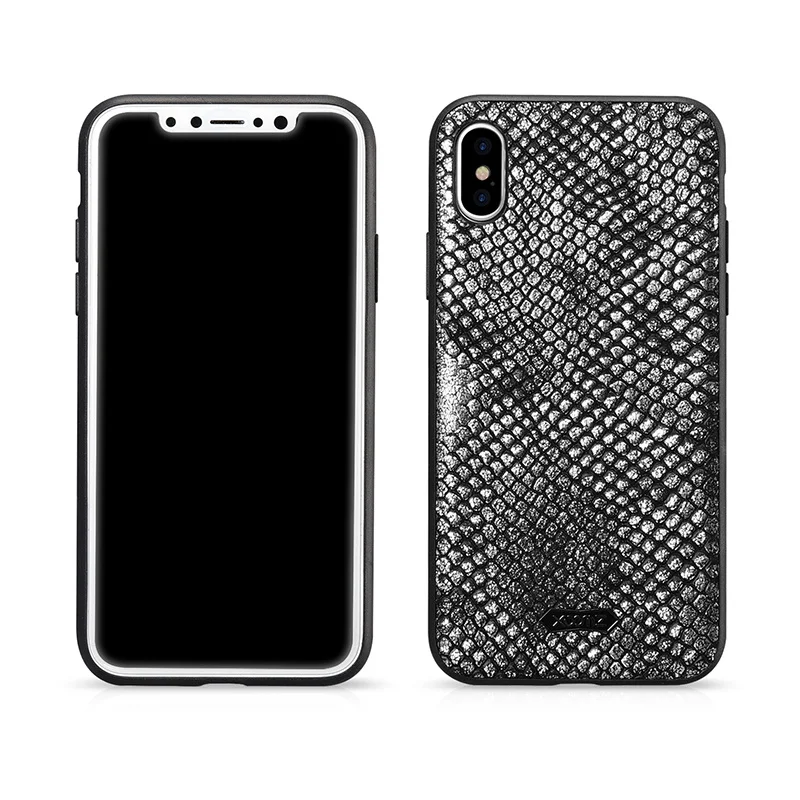 Xoomz для Apple IPhone х чехол змеиная кожа искусственная с покрытием ТПУ мобильный iPhone x