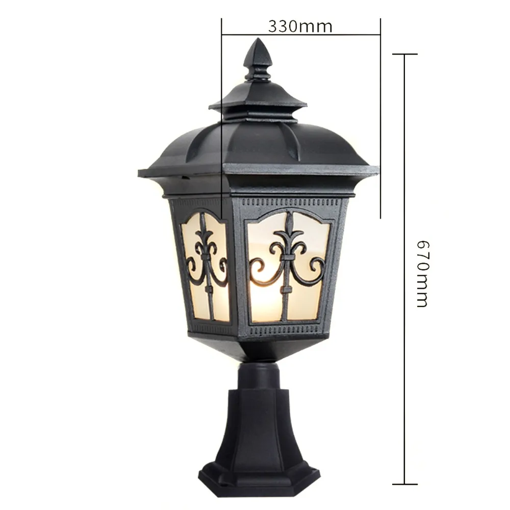 Стерн открытый pillarr лампы забор фонари сад трава зеленая СВЕТОДИОДНАЯ лампа