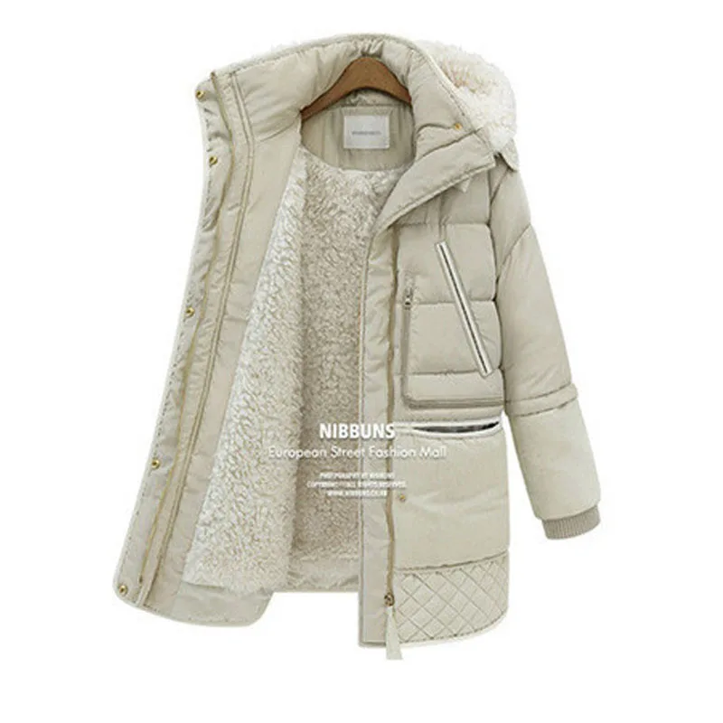 Женские зимние пальто и куртки Casaco Inverno 2017 Новый тонкий с капюшоном длинными
