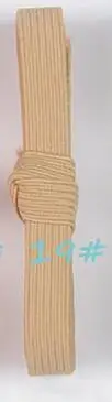 DIY Швейные принадлежности эластичная лента/ручной работы пояс/красочные эластичные ленты/лямки для одежды S0020 смешанные цвета ширина 10 мм - Цвет: NO19
