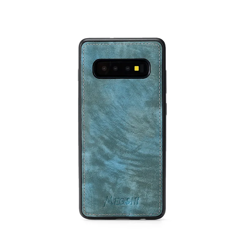 MEGSHI, Осенний портфель для samsung Galaxy S10, на молнии, Магнитный телефон, Осенний Чехол-книжка Abdeckung для samsung Note 10 Plus S8