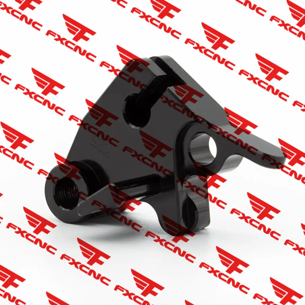 

Алюминиевый Рычаг сцепления для мотоцикла Honda Kawasaki с ЧПУ адаптер с левой боковой головкой кронштейн для крепления аксессуары для мотоциклов