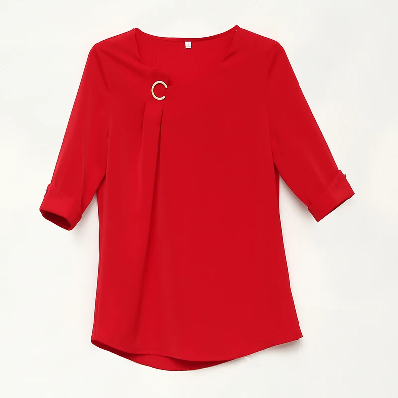 summer women blouses 2019 short sleeve chiffon blouse shirt shirts plus size tops womens and 3755 50 | Женская одежда