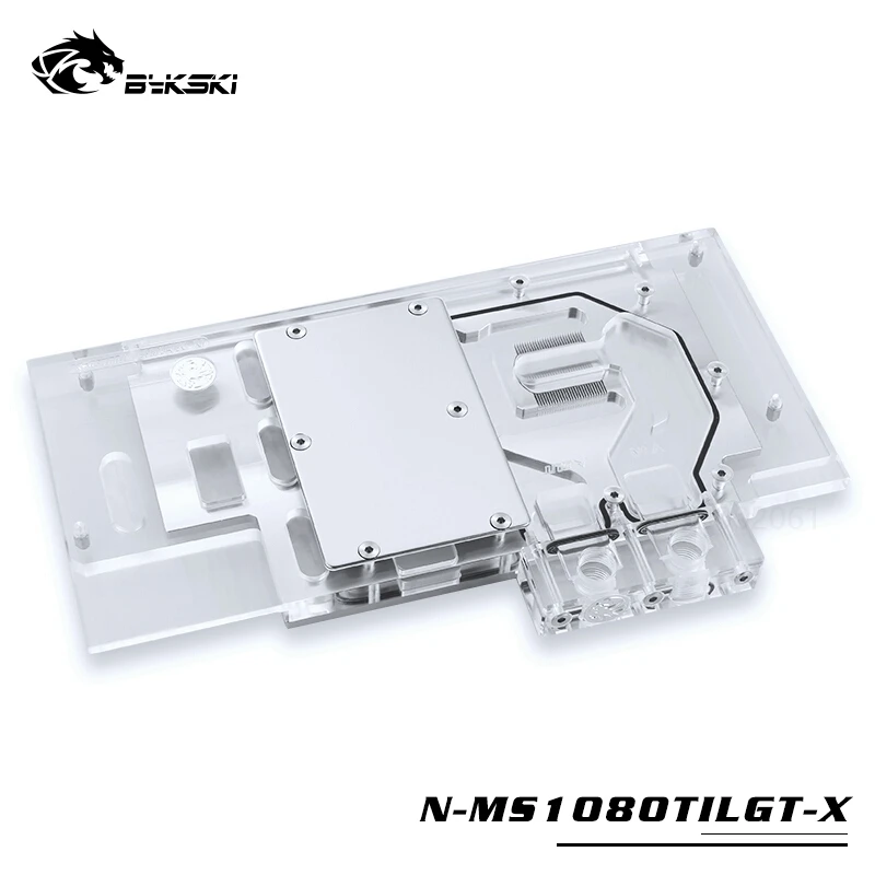 BYKSKI для видеокарты MSI GTX1080Ti LIGHTNING Z. Водоблок GPU с полным покрытием. P/N: N MS1080TILGT