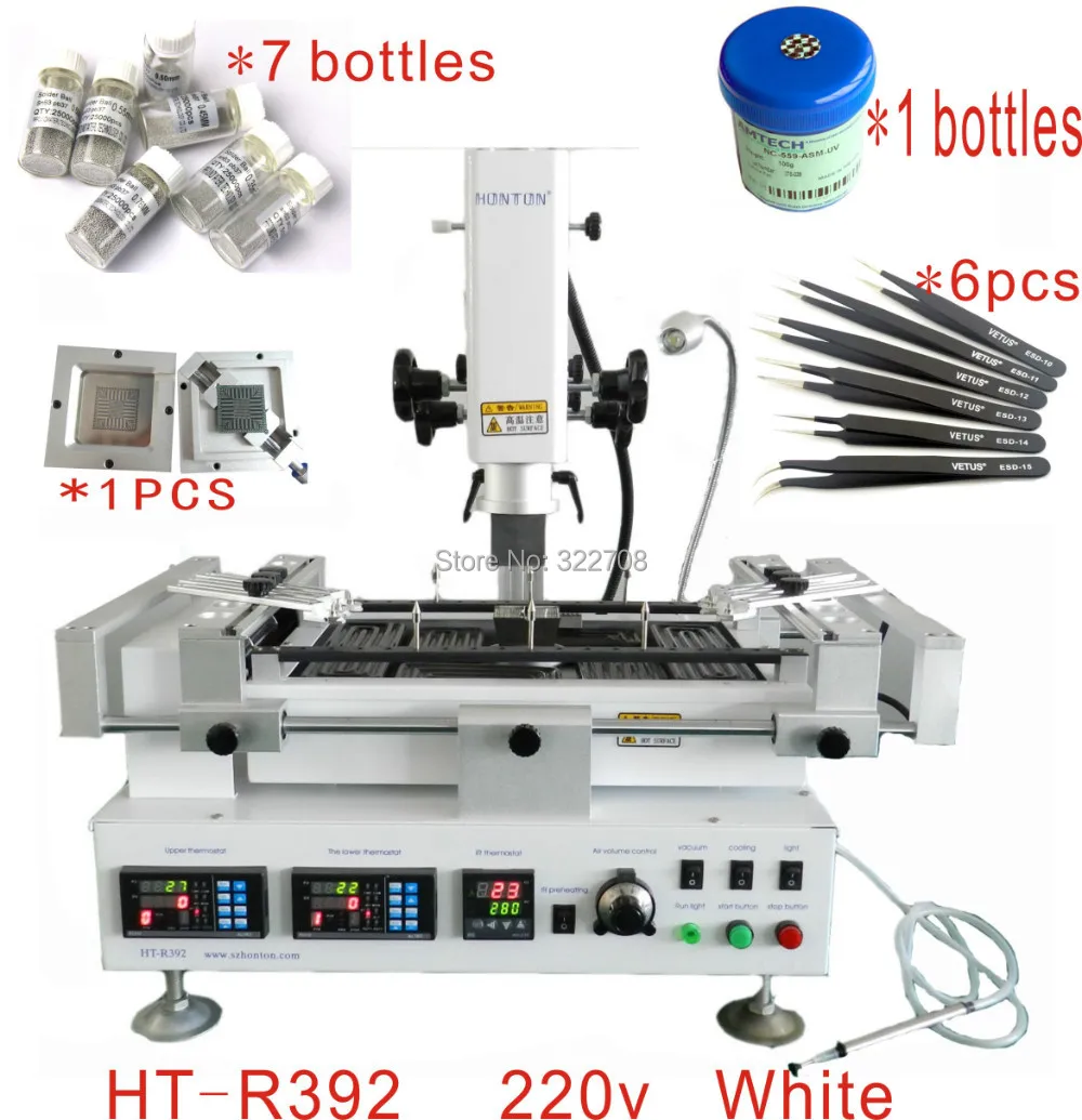 Паяльная станция BGA с горячим воздухом и инфракрасным подогревом для Xbox360/PS3 Honton