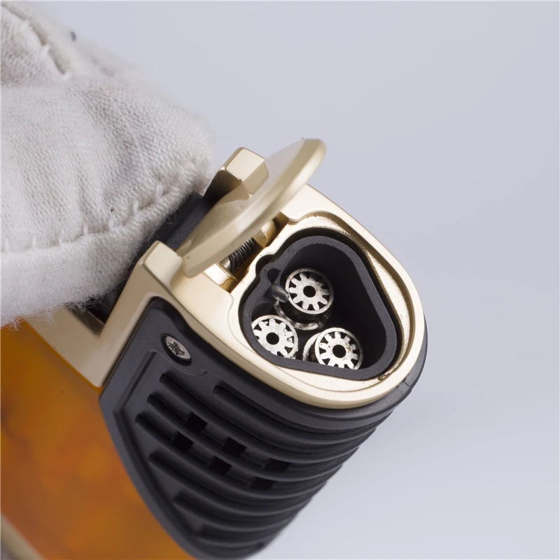 COHIBA зажигалки абсолютно новые черные для путешествий ветрозащитные газовые