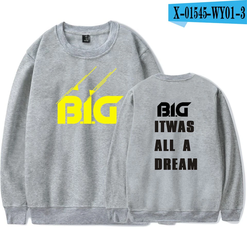 N BIGGIE толстовки для мужчин и женщин Печатный B.I.G свитер с капюшоном пуловер Плюс Размер больше размера d. I. g Толстовка - Цвет: N