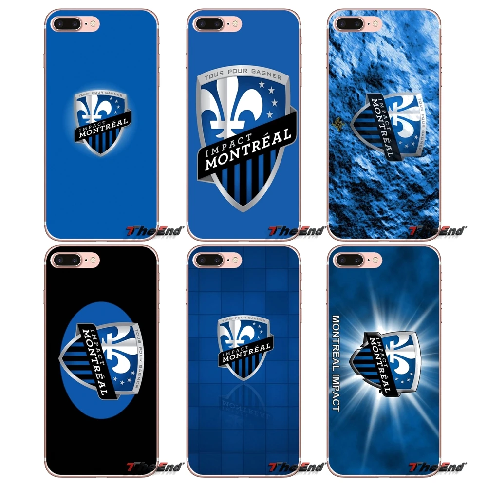 Мягкий ТПУ чехол для iPhone X 4 4S 5 5S 5C SE 6 6S 7 8 Plus Samsung Galaxy J1 J3 J5 J7 A3 A5 2016 2017 Montreal Impact Soccer