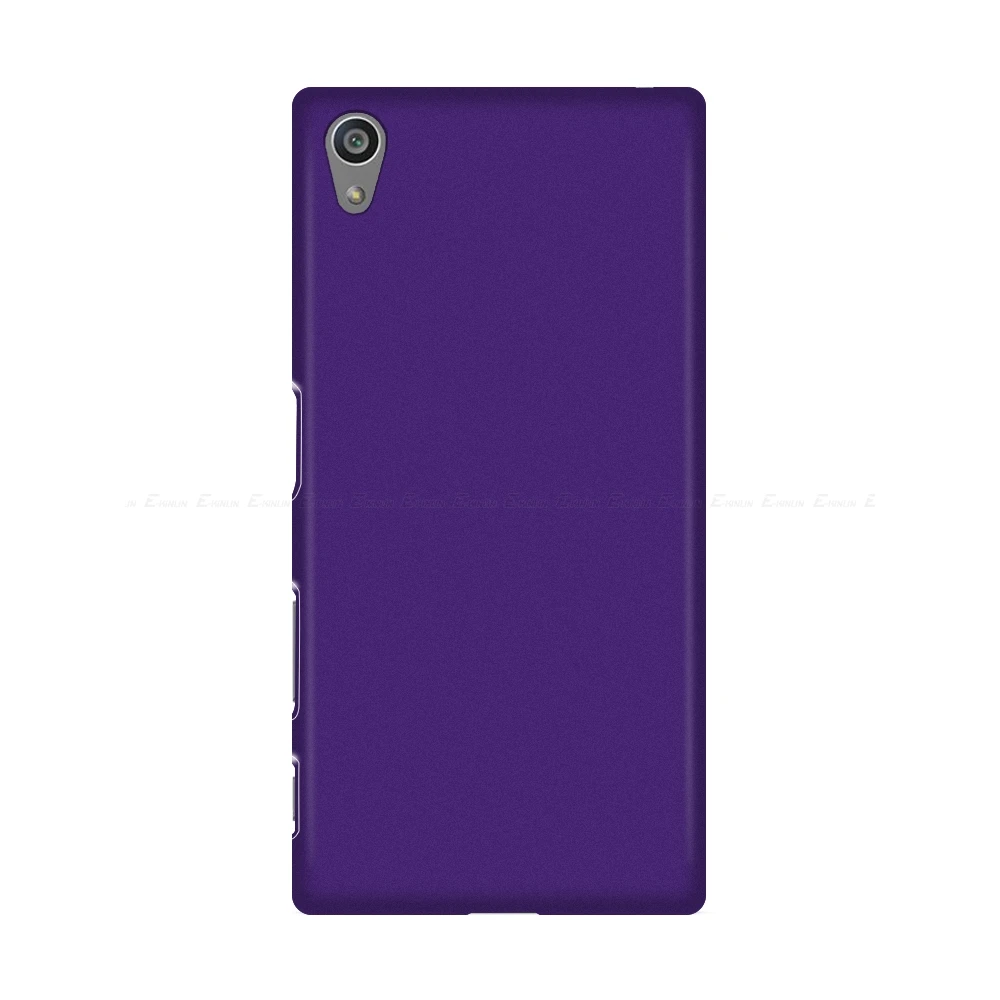 Фиолетовый Матовый Жесткий Пластиковый Чехол для телефона sony Xperia L3 L2 L1 E5 Z5 Premium Z4 Z3 Z2 Z Z1 X Compact Performance M4 M5 - Цвет: Фиолетовый