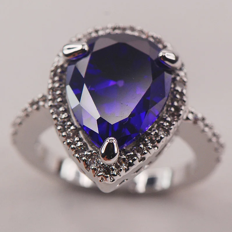 Женское кольцо из серебра 925 пробы с фианитом|ring size|silver women ringwomen fashion rings |