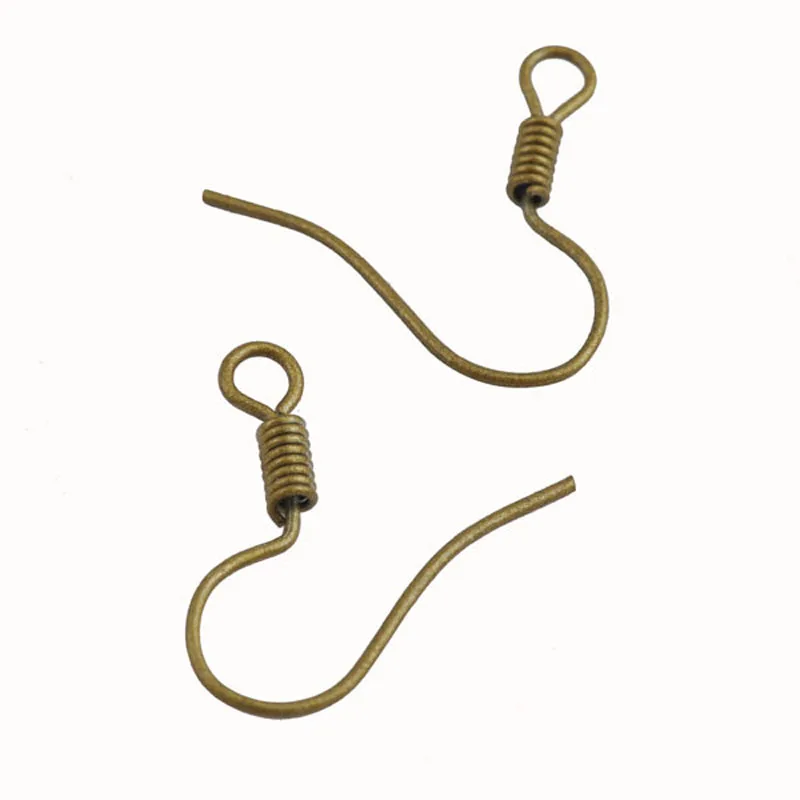 100 шт. золотистые/Серебристые/бронзовые серьги крючки|ear wire hooks earring|hook earringsear wires |
