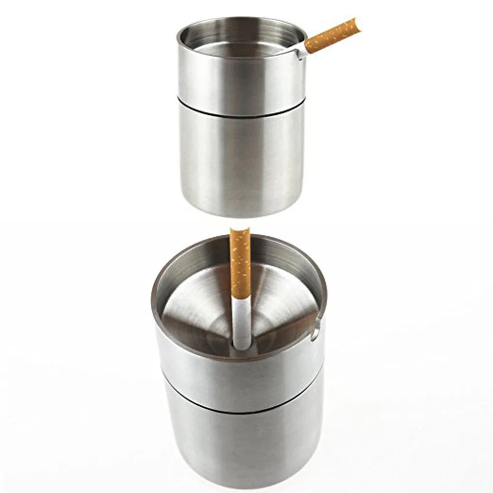 Автомобильная пепельница AMYAMY из нержавеющей стали ветрозащитная чашка для