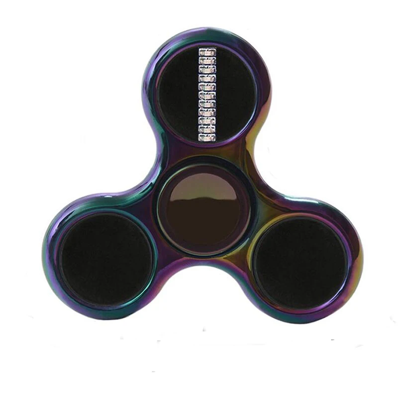 ABS палец spiner Непоседа счетчик led АБС-пластик EDC руки Spinner LED для аутизма рельеф