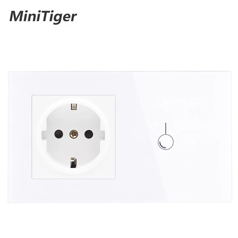 Настенный светильник Minitiger европейский стандарт 16 А розетка и 1 банда сторонний