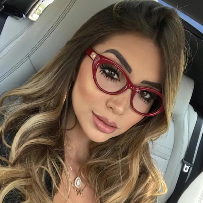 2019 подарок на Новый год женские очки кошачий глаз Мужские Женские Модные