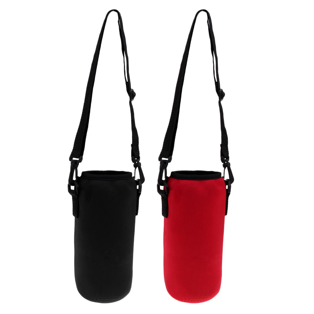 Perfeclansports Store-2pcs Спортивная бутылка для воды держатель рукав сумка из неопрена чехол для переноски 1000 мл
