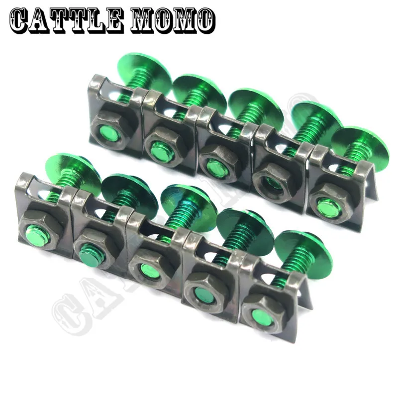 10 шт. 6 мм М6 крепежные винты|fastener bolt nut|clip nut m6m6 clip nuts |