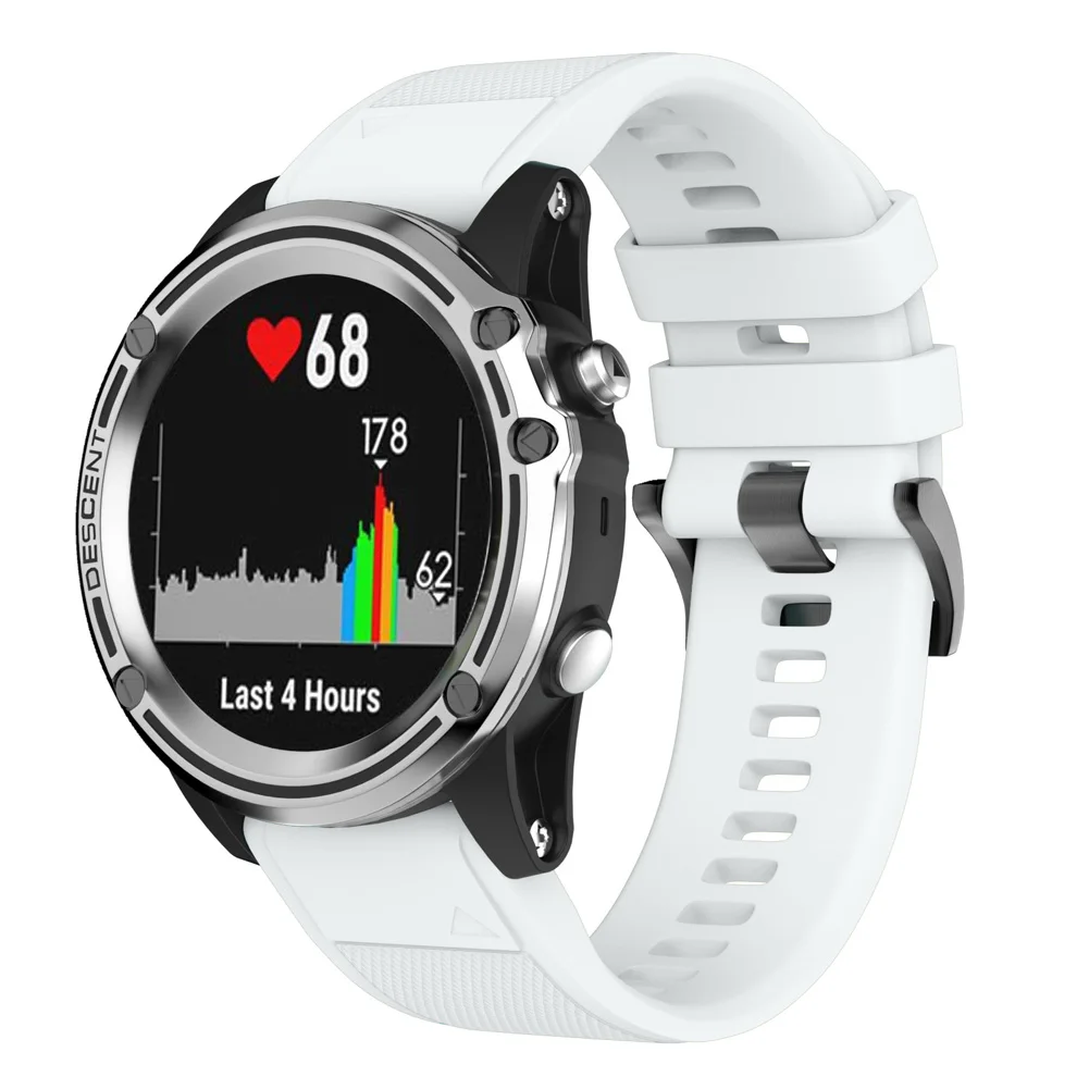 Быстроразъемный силиконовый сменный ремешок для часов 26 мм Garmin D2 Charlie/Descent Mk1 UY8 |