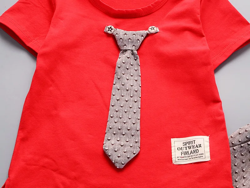 Комплекты летней одежды BibiCola для маленьких мальчиков Детский Повседневный