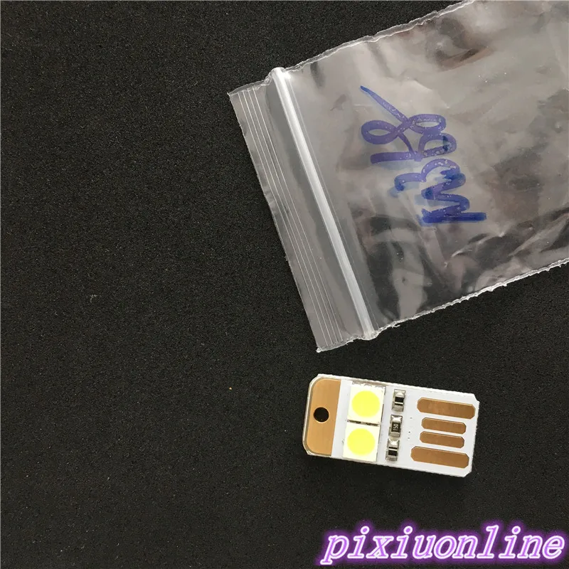 1 шт. M368Y 0 5 Вт USB светодиодный двухсторонний холодный белый свет светоизлучающие