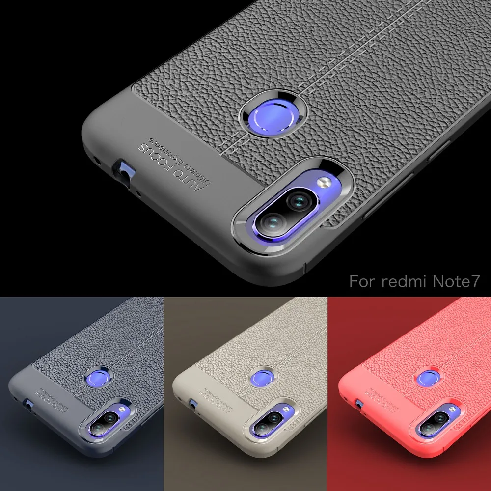 Чехол для Xiaomi Redmi Note 7 чехол redmi note pro кожаный силиконовый мягкий из ТПУ |