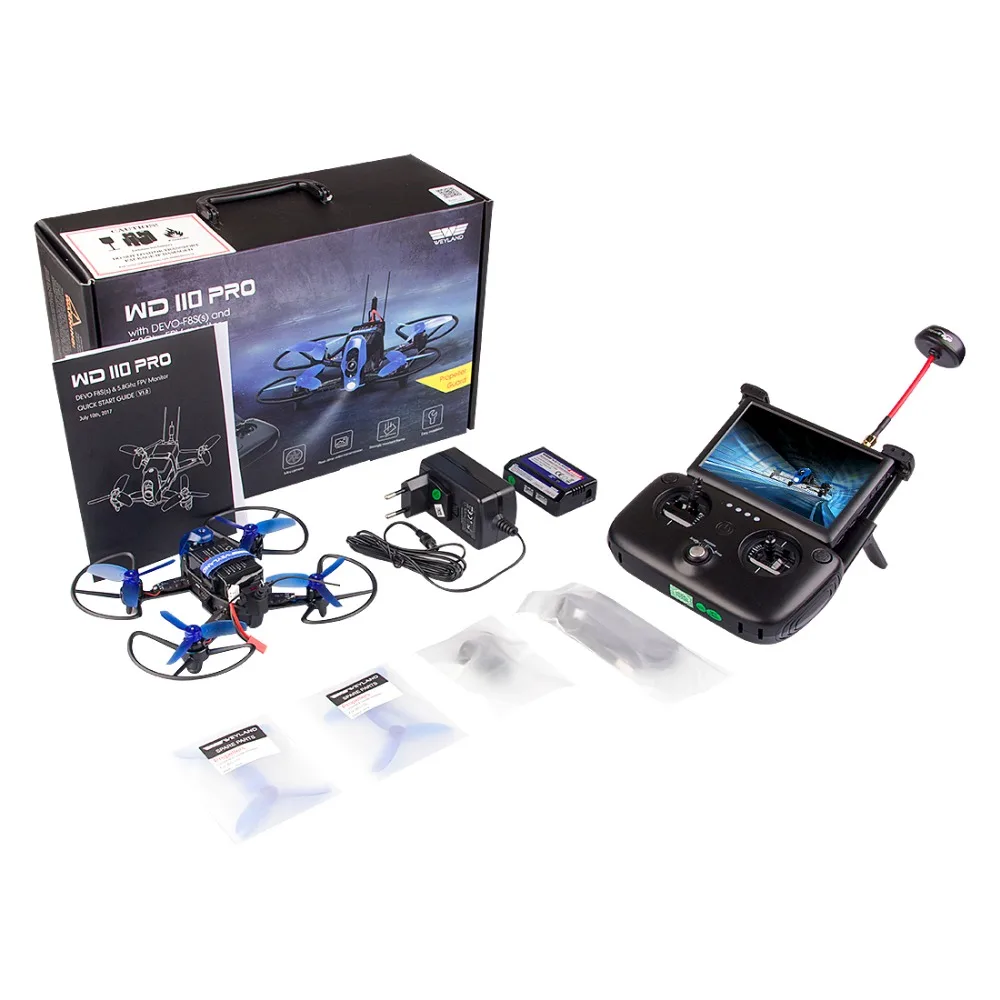 Weyland Rodeo 110 PRO RC Дрон FPV Квадрокоптер с камерой HD передача в реальном времени 5 8G 8CH VTX