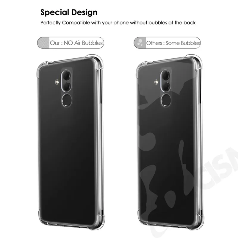 OlycismFor huawei Коврики 20 Lite Maimang 7 ультра-тонкий прозрачный тонкий силиконовый мягкой