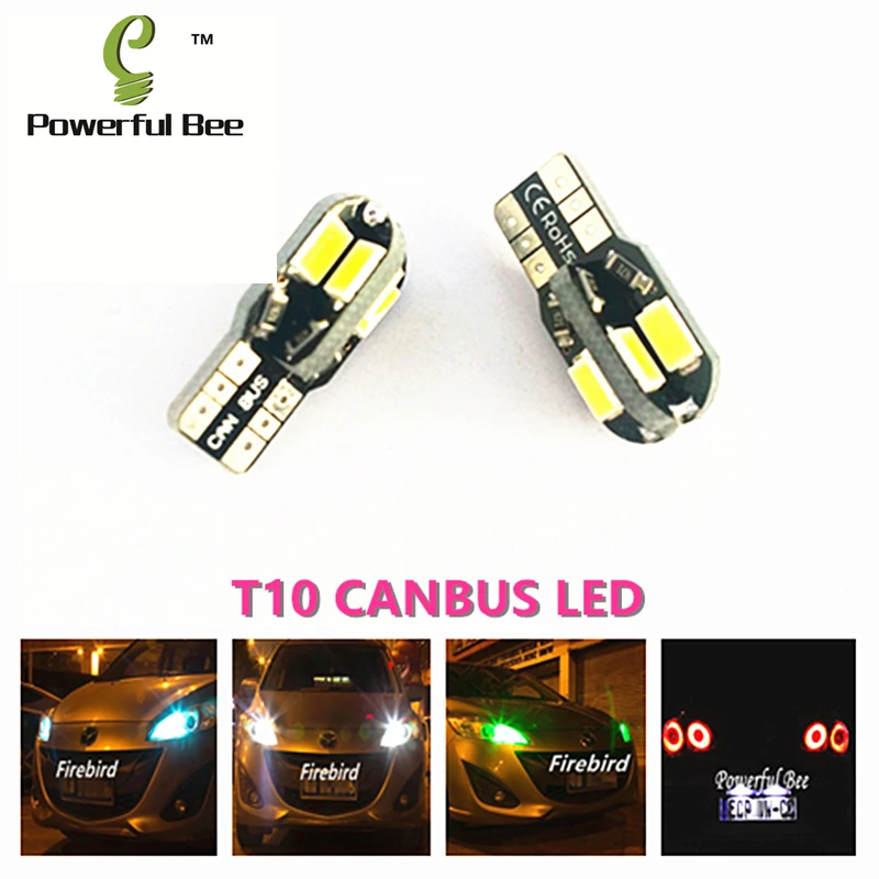 Светодиодные фонари для номерного знака 4 x светодиодный 10/w5w/194 8SMD Вт багажа лампа