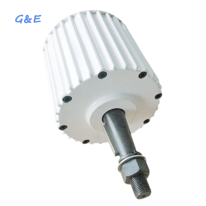 Низкая об/мин 1KW трехфазный PMG Генератор На Постоянных Магнитах генератор с DC