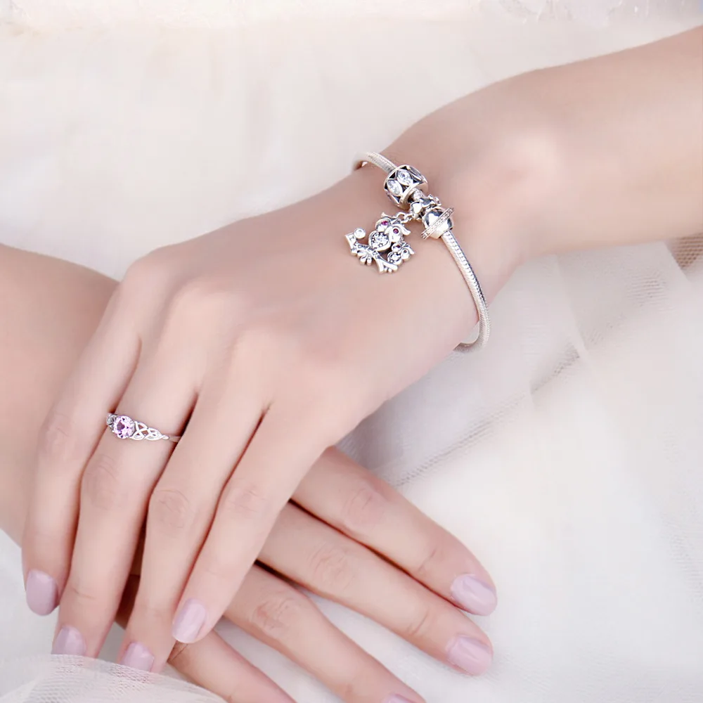 Женский винтажный браслет JewelryPalace из стерлингового серебра 925 пробы с кубическим