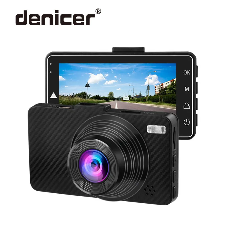 Denicer Dash камера 1080p Full HD Dvr Novatek 96658 Автомобильная 3 0 дюймов экран авто видео рекордер