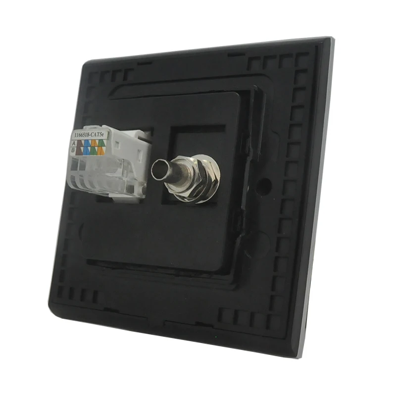 Бесплатная доставка MVAVA ТВ настенная розетка телевидение и RJ11 Телефонная вилка