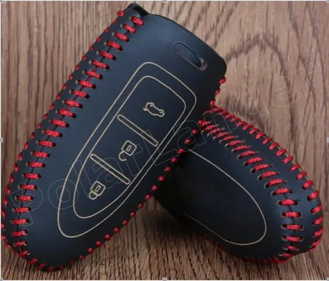 Только Redbig рекламный чехол для автомобильного ключа кожаный Ручное шитье Сделай