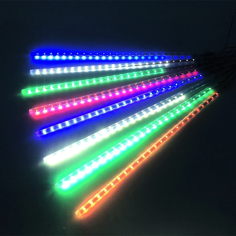 waterproof led 10CM 20CM 30CM 50CM Meteor Shower Rain Tube Garland Christmas Tree Decorative Xmas Outdoor Fairy Lights String | Лампы и