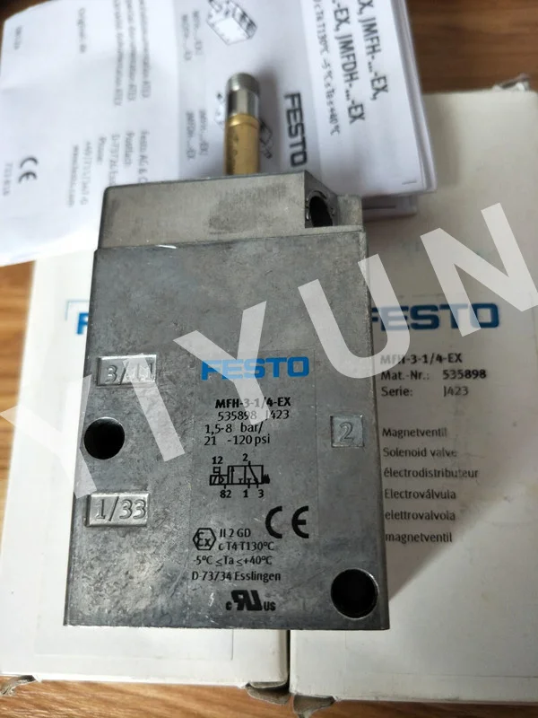 MFH-3-1/4-S 7959 MFH-3-3/4-S 11968 MFH-3-3/4 11967 MFH-3-1/4-S-EX 535901 FESTO Solenoid valve Pneumatic components | Обустройство