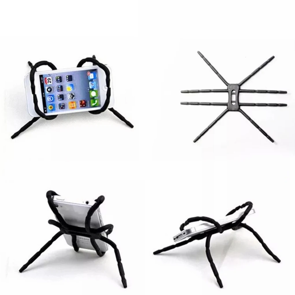 Подставка-держатель для iPhone, iPad, телефона, планшета, паук, регулируемая ручка, автомобильный стол, подставка для телефона, крепление, поддержка