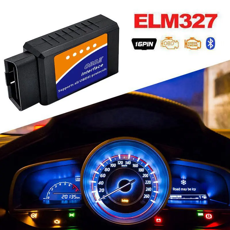 VicTsing OBD 2 ELM327 Bluetooth диагностический сканер двигателя Android PC автоматический