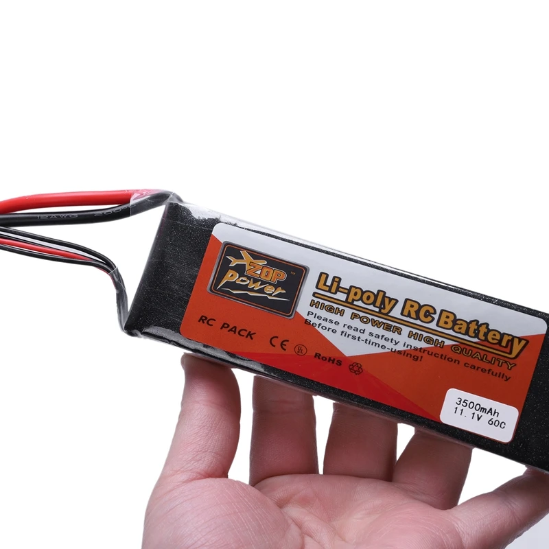 ZOP POWER 11,1 V 3500 mah 60C 3 S 1 P Lipo батарея T штекер для RC Дрон автомобиль Лодка RG