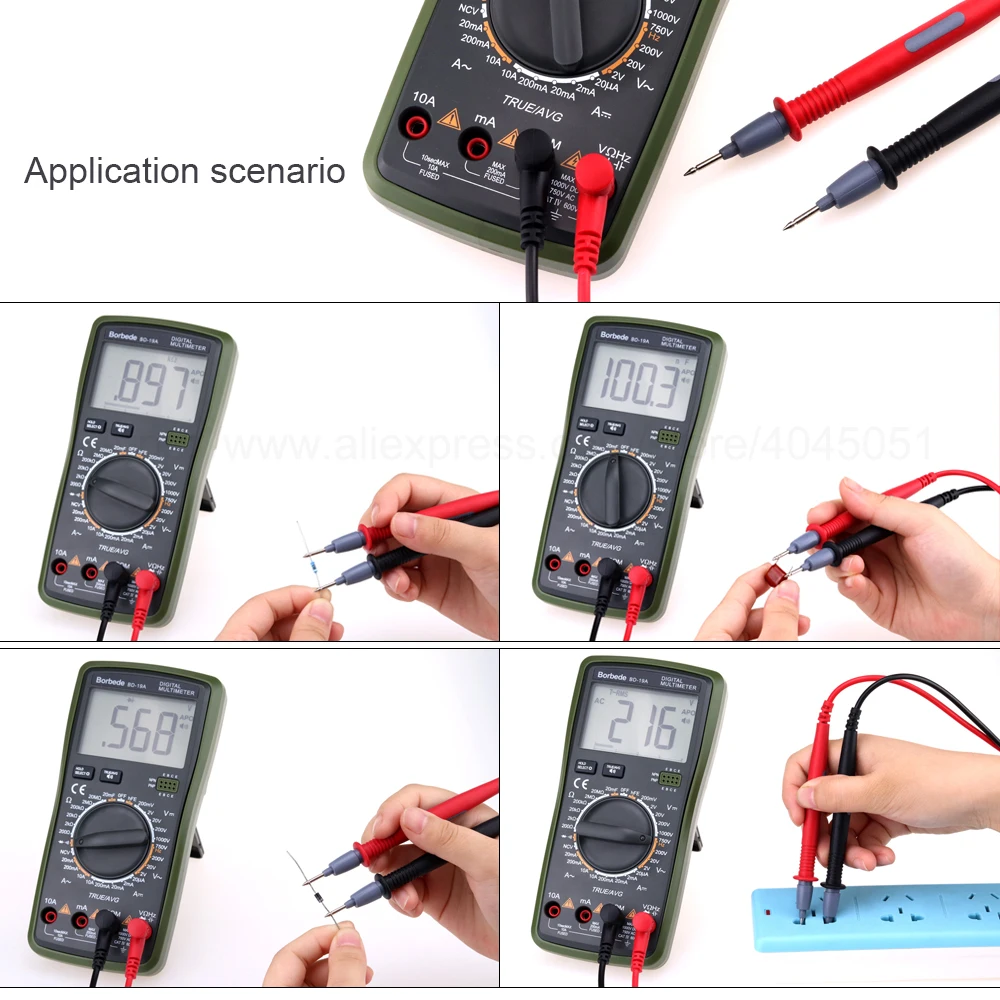 Цифровой мультиметр с голосовым значением среднеквадратичный тестер