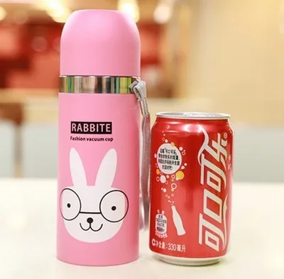 Корейские милые очаровательны Нержавеющая сталь термос животного пуля