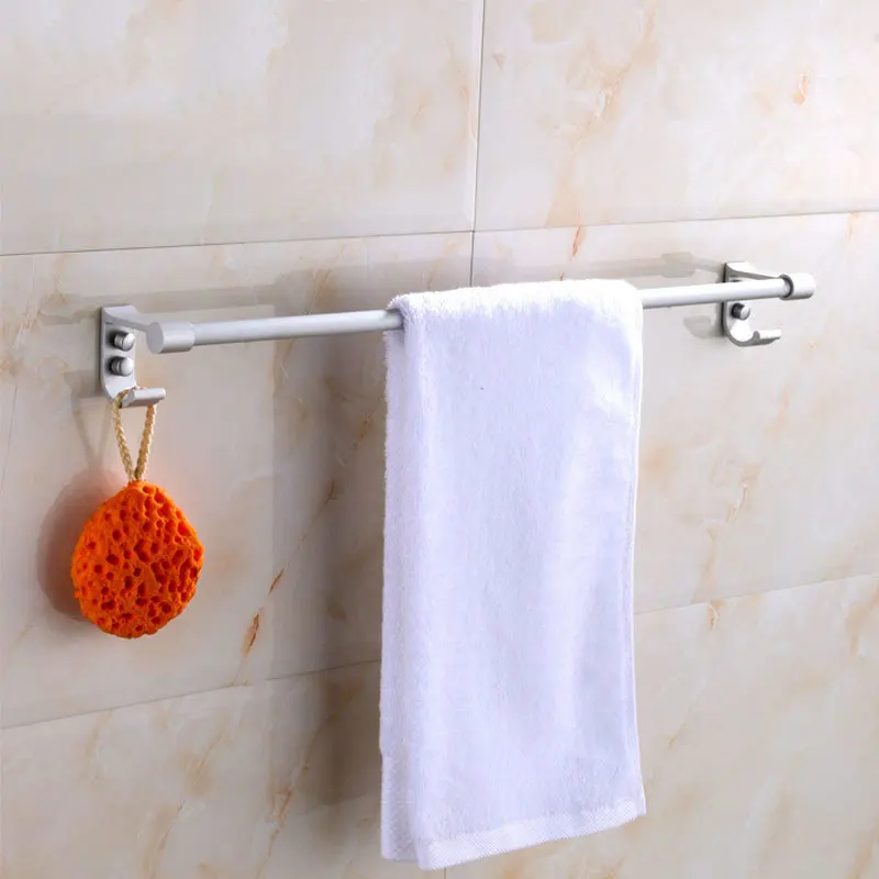 

1 шт. Космический алюминиевый Модный Стиль одинарный стеллаж настенный держатель для полотенец