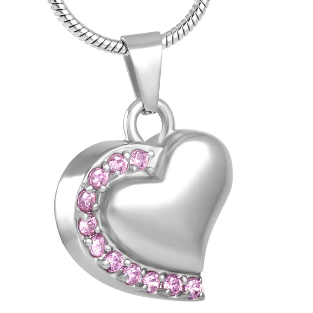 K8018 Always in My Heart Crystal Cremation Jewelry for Ashes Pendant Locket Keepsake Memorial Urn Necklaces | Украшения и