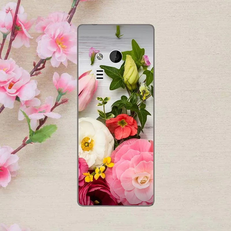 Мягкие силиконовые с рисунком, чехол для телефона, чехол для Nokia 216, две sim-карты, цветные задние Чехлы, Coque Para, чехлы с цветами, оболочка - Цвет: M100