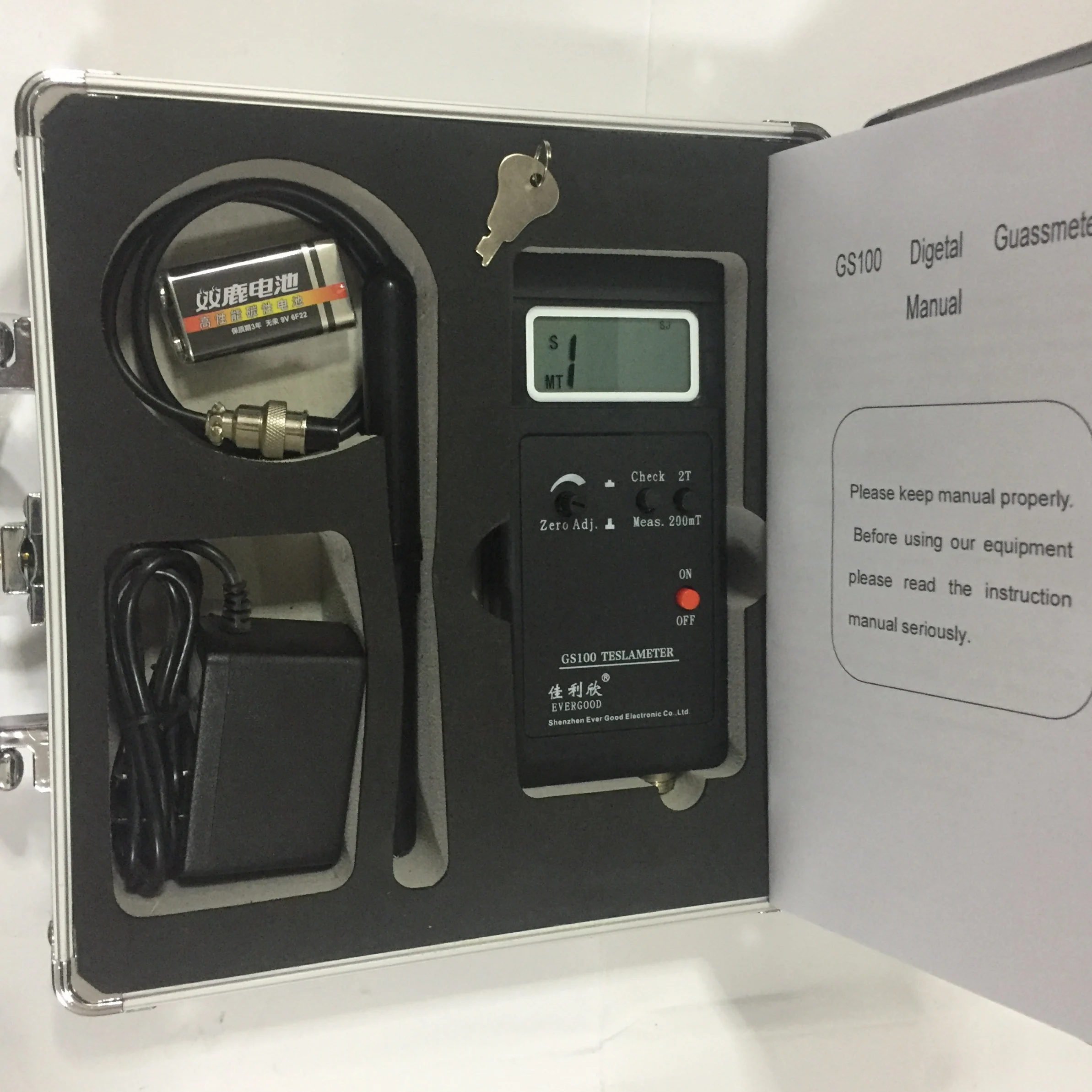 Профессиональный Магнитный измерительный прибор GS100 Tesla Meter 2000mt | Инструменты