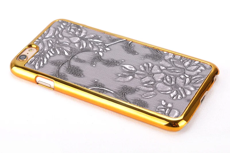 Для коке iPhone 5S чехол / 6 S Plus плюс поп воздушными золото хром гальванических