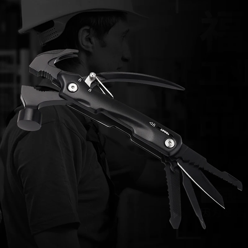 Многофункциональные плоскогубцы Нож складной коготь молоток отвертка Пила