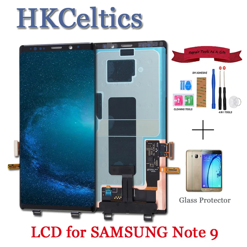 Original Display For Samsung Galaxy Note 9 Lcd +Touch Screen with Frame Digitizer Assembly N960 N950F N960D N960DS lcds | Мобильные