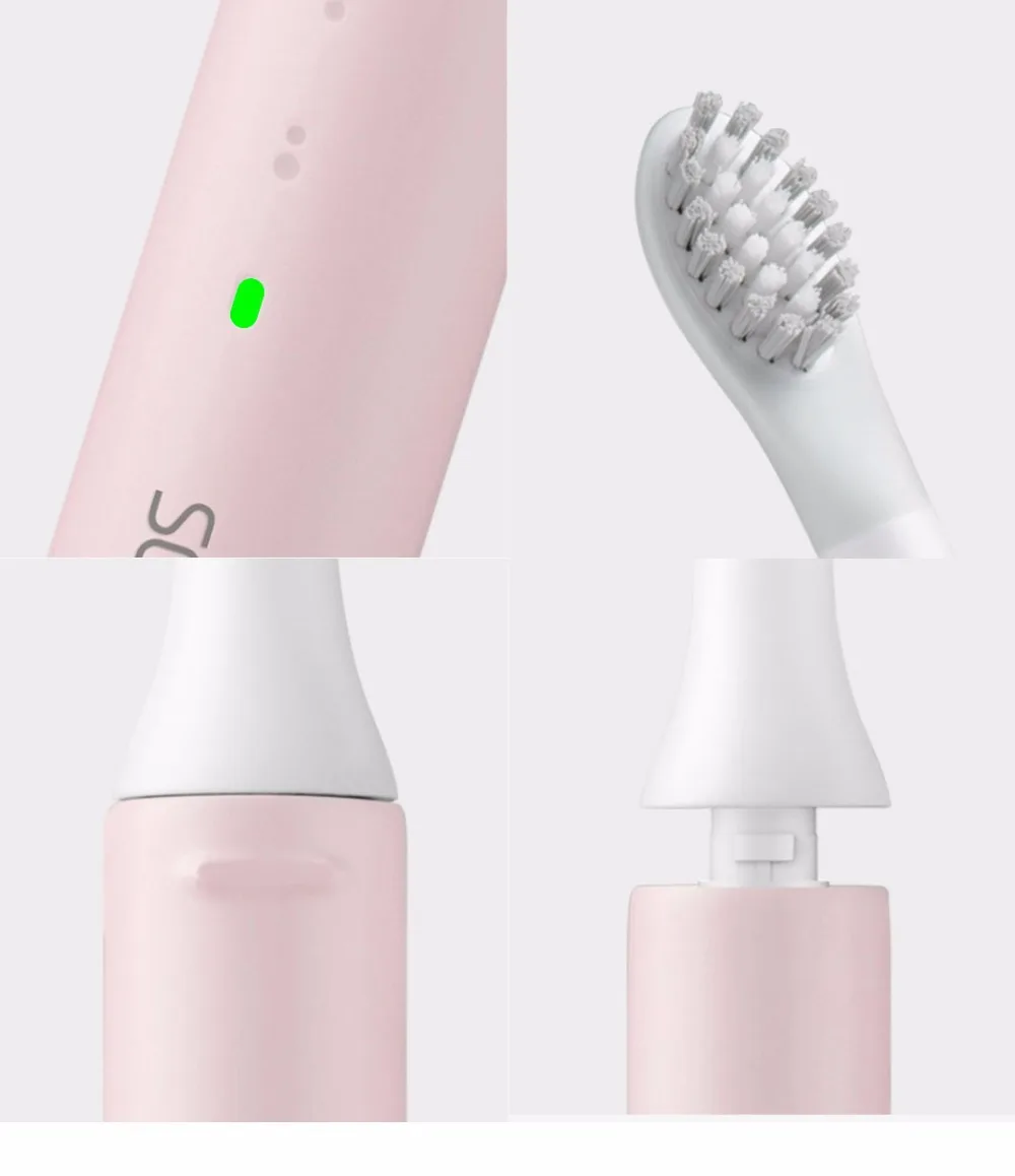 Оригинальная XIAOMI Soocas SO WHITE Sonic электрическая зубная щетка Беспроводная Индукционная зарядка IPX7 Водонепроницаемая зубная щетка EX3 головка